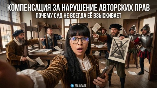Компенсация за нарушение авторских прав: почему суд может отказать в выплате