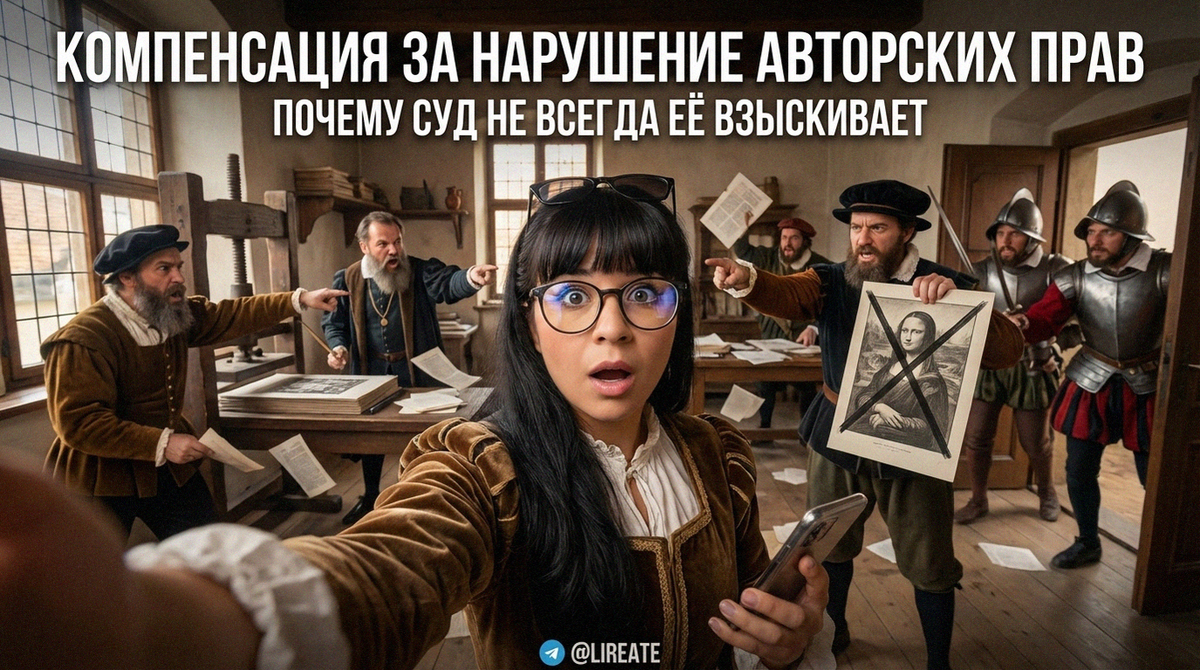 Компенсация за нарушение авторских прав: почему суд может отказать в выплате