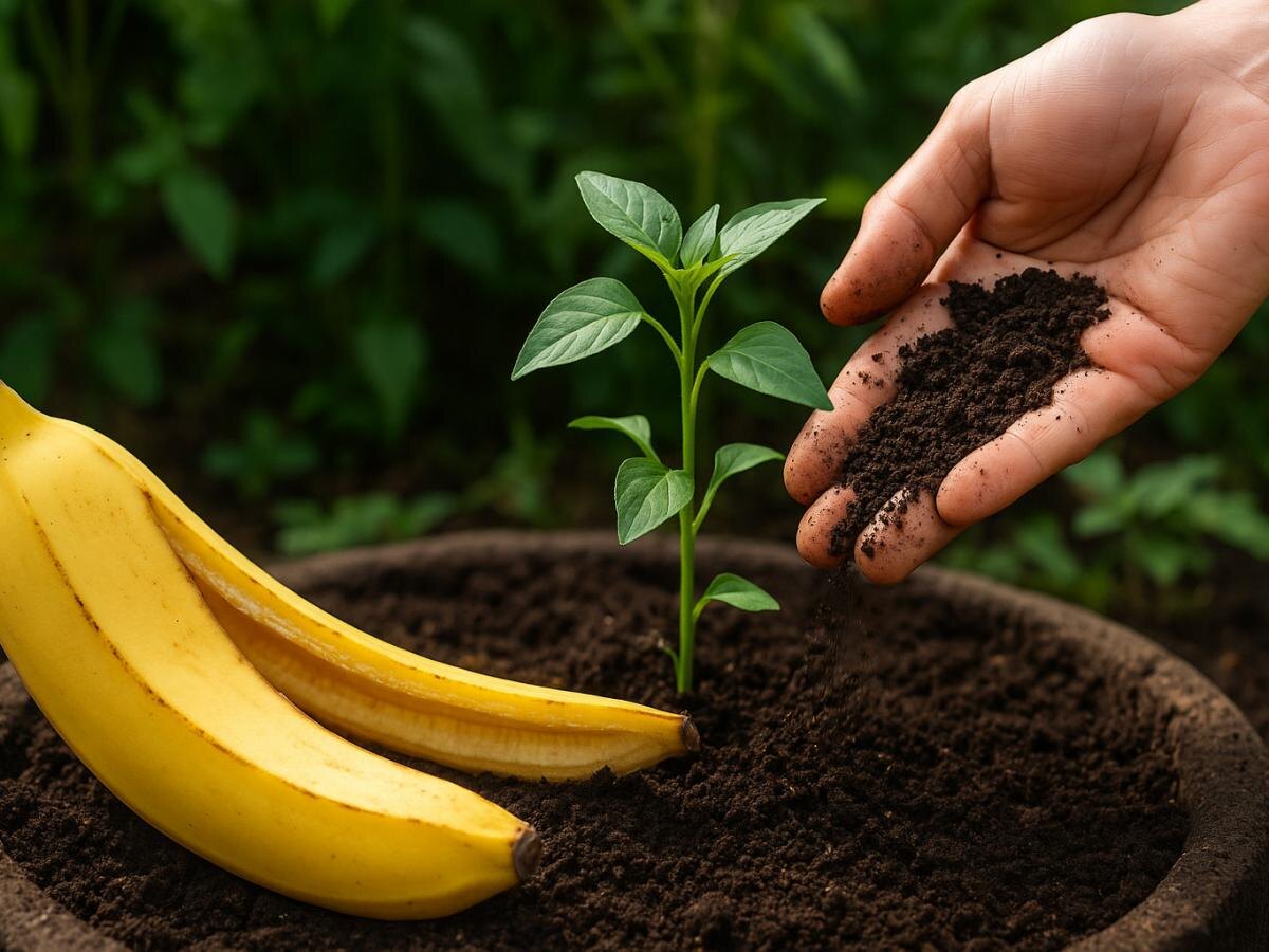 Натуральное удобрение из банановой кожуры: тайный помощник для растений
