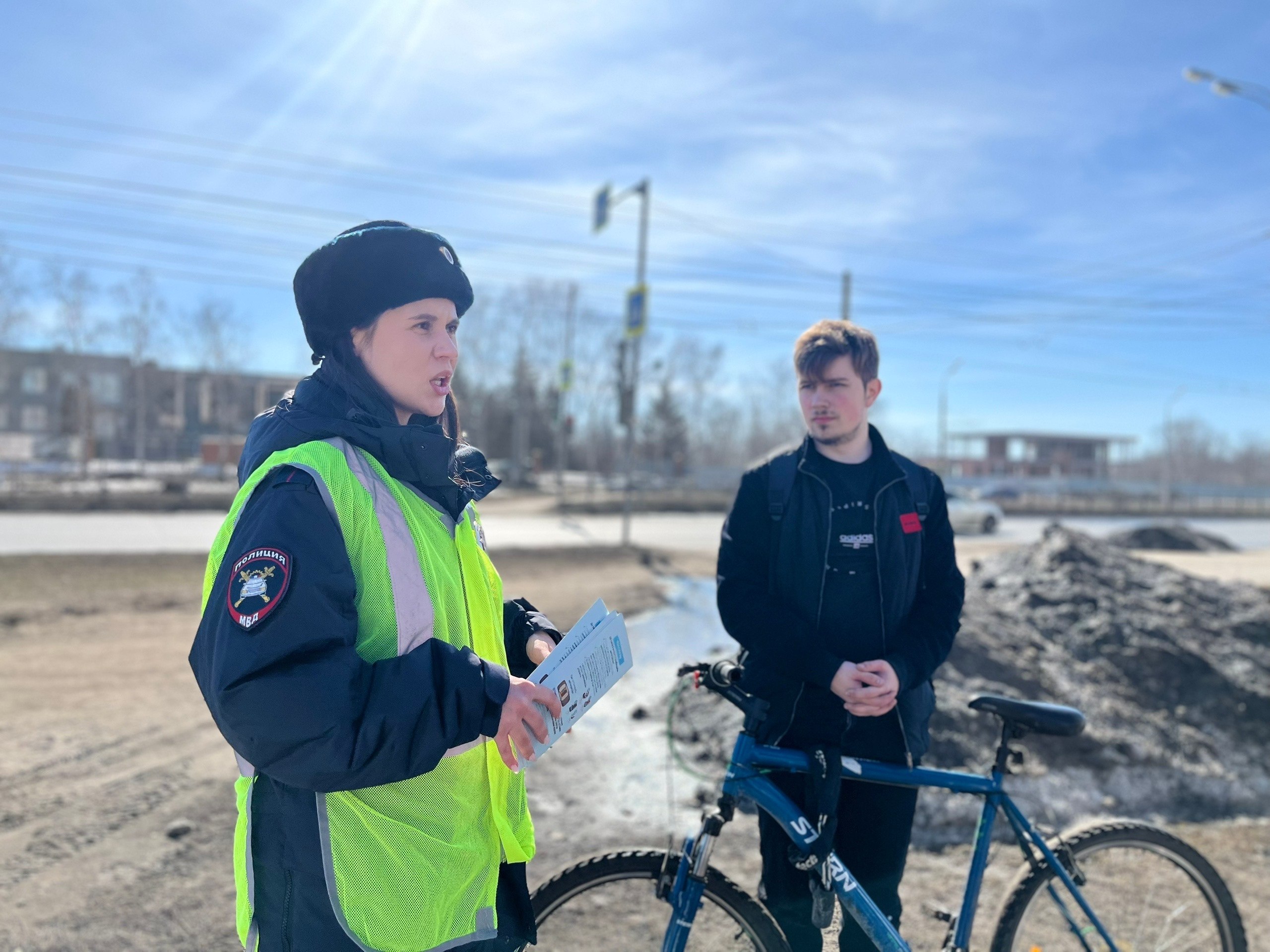 #ГосавтоинспекцияТольятти проводит профилактическую работу с велосипедистами #ГосавтоинспекцияТольятти проводит профилактическую работу с велосипедистами