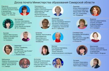 Тольяттинцы на апрельской Доске почёта