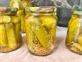 Огурцы с горчицей на зиму