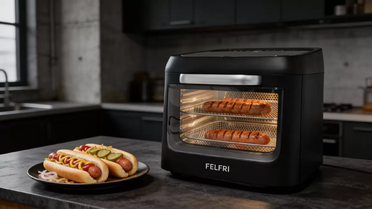 Горячие хот-доги из аэрогриля: быстро и без забот