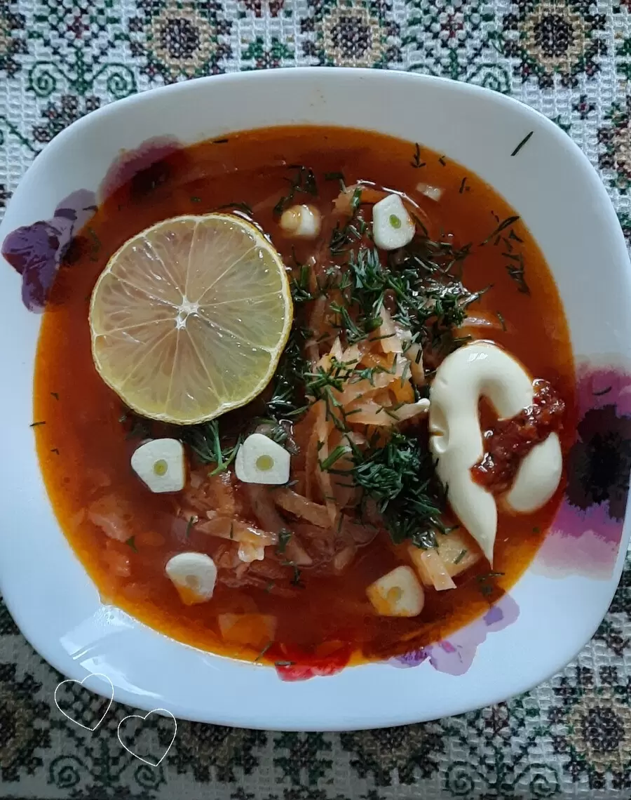 Неожиданный борщ: как сделать постный суп с лимоном