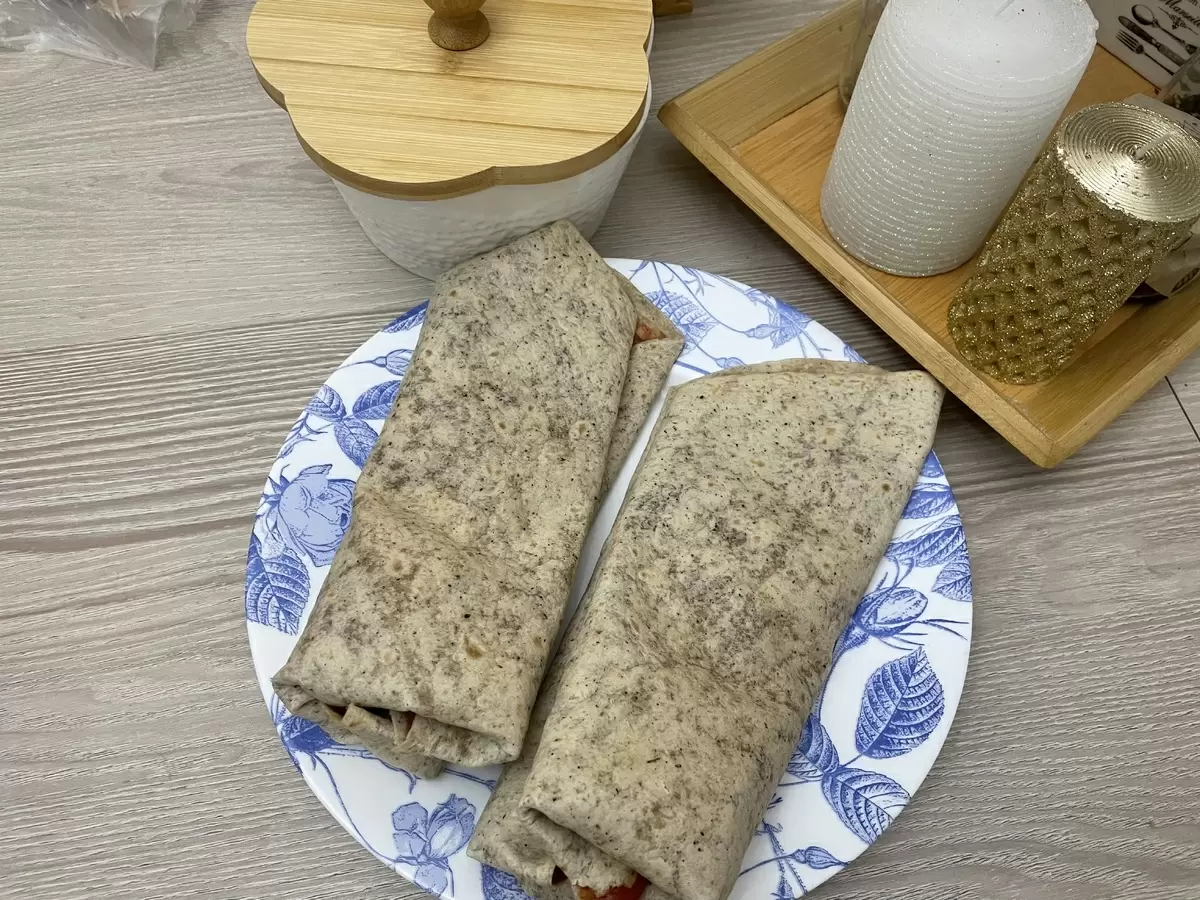 Простой и вкусный перекус: шаурма за 10 минут