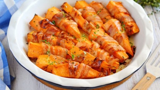 Батат в беконе: невероятное сочетание для гурманов