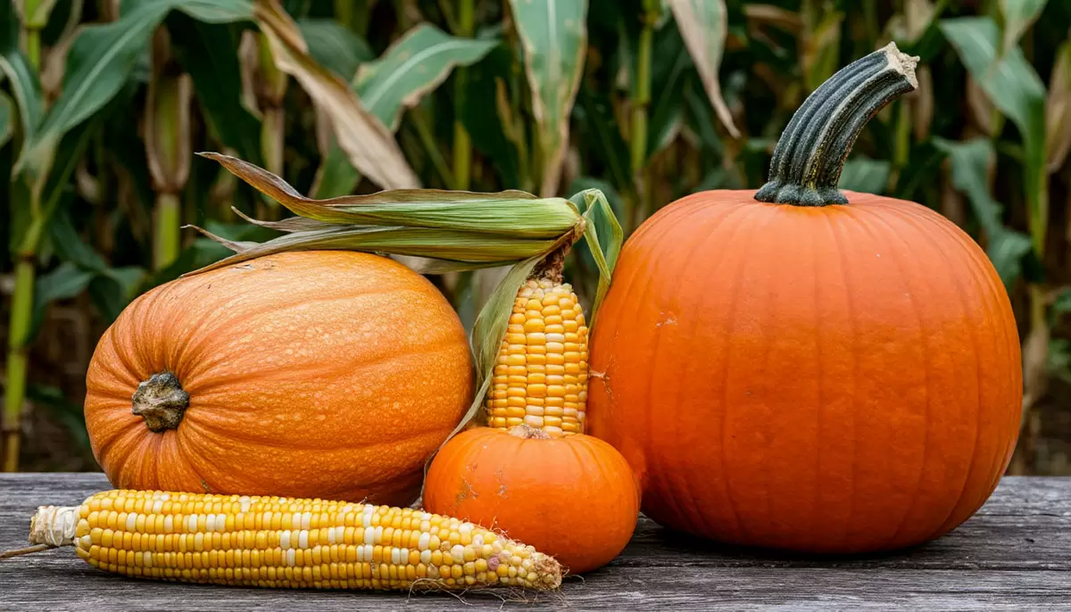 Секрет успешного урожая: как кукуруза и тыква помогают друг другу расти