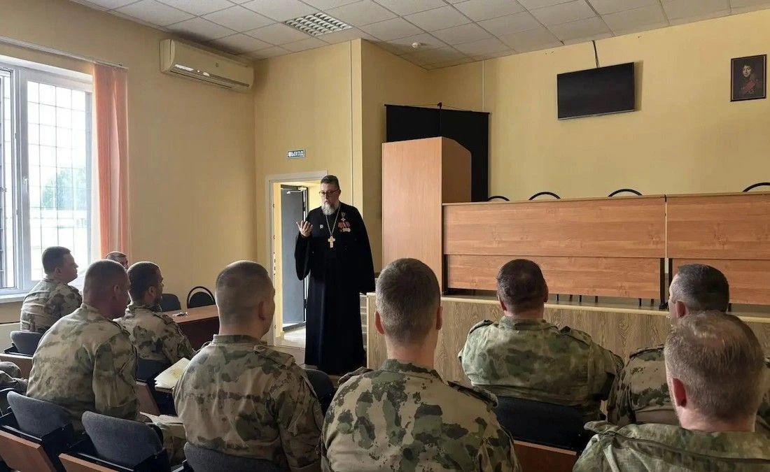 Делегация Синодального отдела по взаимодействию с Вооруженными силами и правоохранительными органами Московского патриархата во главе с заведующим сектором по взаимодействию с Росгвардией иереем Романом Богдасаровым... Делегация Синодального отдела по взаимодействию с Вооруженными силами и правоохранительными органами Московского патриархата во главе с заведующим сектором по взаимодействию с Росгвардией иереем Романом Богдасаровым...
