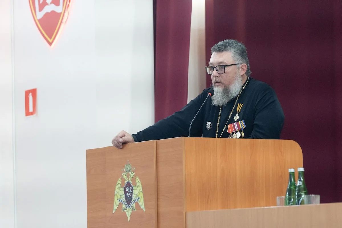 Делегация Синодального отдела по взаимодействию с Вооруженными силами и правоохранительными органами Московского патриархата во главе с заведующим сектором по взаимодействию с Росгвардией иереем Романом Богдасаровым... Делегация Синодального отдела по взаимодействию с Вооруженными силами и правоохранительными органами Московского патриархата во главе с заведующим сектором по взаимодействию с Росгвардией иереем Романом Богдасаровым...