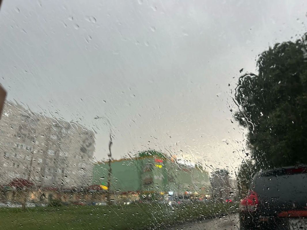 Сильный дождь, шквалистое усиление ветра, порывы 15-18 м/с местами в Самарской области в ближайший час, с сохранением ночью 18 августа